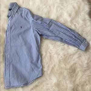 Ralph Lauren men’s blue stripe shirt XL TG